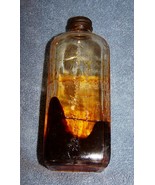 Antique Embossed Frigid Fluid Clear Glass Bottle-Lot 1-Para-Wax Polish L... - £21.88 GBP