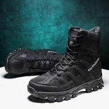 New Autumn Winter Military Boots Outdoor Male Hiking Boots Mens Special Force De - £81.77 GBP