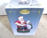 Mr Christmas Gold Label Animated Singing Santa Takes Requests +Voice Rec... - $49.45