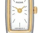 NEW* Pulsar PEX506 Women&#39;s White Dial Two-tone Stainless Steel Dress Watch - $62.00