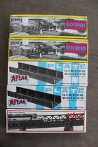 5 Atlas HO Gauge #886 884 885  Plate Girder Pony Truss &amp; Deck Bridge NEW BOXED - $39.99