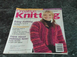 Creative Knitting Magazine September 2005 Vol 27 No 5 - $2.99