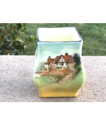 Royal Doulton Toothpick Holder Cottage Scene Square Shape 1920-30s - €30,81 EUR