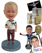 Personalized Bobblehead Fashionable lookng kid wearng t-shrt and nice pants - Pa - £71.31 GBP