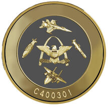 Defense Contractor Medallion for Box Cremation Urn/Flag Case - 3 Inch Di... - $119.99