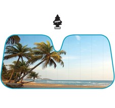 ⭐️⭐️⭐️⭐️⭐️ Large 57x27 Beach Car Windshield Popups Sunshade For Hyundai  - $19.62