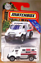 2018 Matchbox 18/100 Mbx Service 16/20 Mbx Armored Truck White w/ChromeFlowerSp - £7.83 GBP
