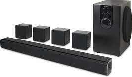Black (Ihtb159B) Ilive 5.1 Home Theater System With Bluetooth, Wall Moun... - £125.49 GBP