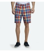 Nautica Classic Fit Plaid Walking Shorts Monacoblue Sz 52W - $40.50