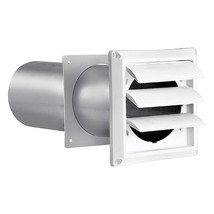 Lambro 267W 4-In. White Plastic Louvered Vent - $45.84