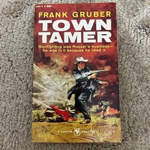 Town Tamer Western Paperback Book by Frank Gruber from Bantam Books 1959 - £11.14 GBP