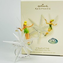 Hallmark Tinkerbell with Star A Touch of Tink Disney Peter Pan 2008 Ornament NIB - £19.32 GBP