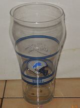 Coffee Cup Glass Detroit Lions Coca Cola - $9.85