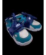 Nike Huarache Baby Toddler Sneakers Shoes Size 4C White Blue Boys - $37.93 CAD