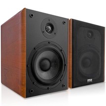 6.5&quot; Home Wooden Bookshelf Speakers, 240W Max Power, 1&quot; Silk Dome Tweete... - $225.99