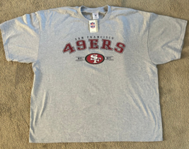 New Vintage San Francisco 49ers NFL Football T-shirt Size 3XL Delta - £22.22 GBP