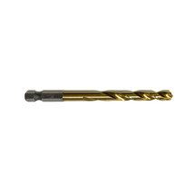 Milwaukee SHOCKWAVE 1/4 in. Titanium Twist Hex Drill Bit - Quad Edge Tip - £6.07 GBP