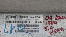 Dodge Chrysler Jeep 5.7L Hemi Engine Control Unit Module ECU ECM 56029161AD image 2