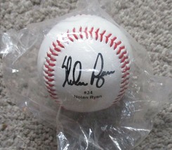 NOLAN RYAN Replica Signature Official Size Baseball - Allstar Collector&#39;s Club - £7.04 GBP