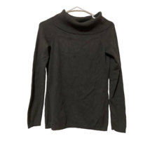 Ann Taylor Loft Womens Pullover Sweater Black Long Sleeve Cowl Neck Tigh... - £11.86 GBP