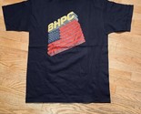 NWT Beverly Hills Polo Club Logo Black t-shirt Graphic 3-D Flag Sz XL US... - £11.87 GBP