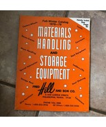 Vintage 1978-79 Material Handling Storage Equipment Catalog Fred Hill &amp; ... - £17.28 GBP