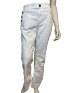 The Limited White Denim High Waist Flare Jeans Size 12 - $14.24