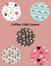 Coffee Themed CGM Adhesive Patches, Dexcom G7 G6 Libre, Pack of 5 - $12.99