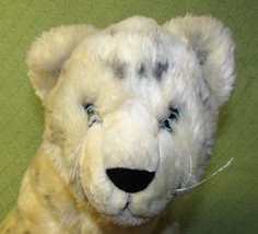 19&quot; Leopard Plush Conservation Collection Wildlife Artists With Button Ear Vtg - £17.34 GBP
