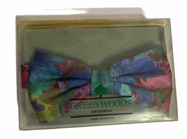 Green Woods Men’s Multicoloured Bow Tie Made In The Uk - $7.44