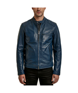 Prime Cut Royal Blue Biker Style Genuine Leather Jacket - $5,131.53 MXN Prime Cut Royal Blue Biker Style Genuine Leather Jacket - $5,131.53 MXN