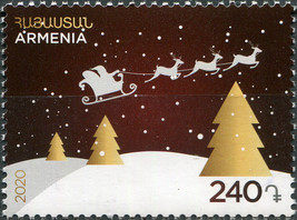 Armenia 2020. New Year and Christmas (MNH OG) Stamp - £0.99 GBP