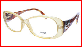 FENDI Eyeglasses Frame F846 (832) Acetate Tangerine Italy Made 53-14-135, 36 - $177.57