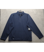 Ridgecut Toughwear 1/4 Zip Sweatshirt Mens M Navy Long Sleeve Kangaroo P... - $452.22 MXN