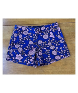 J.Crew Classic Chino Shorts Blue Pink Floral Mid Rise Side Zip Pockets, ... - €13,02 EUR