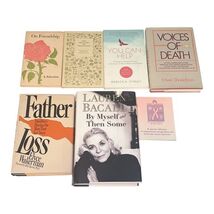 Lot 6 Vintage Books on Friendship Loss Death Lauren Bacall Memoir Newspaper image 2