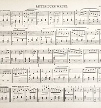 1886 Little Duke Waltz/How Do You Know Sheet Music Organ Victorian 11.5 x 9&quot;  - £12.78 GBP