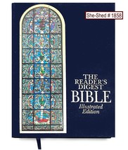 Reader&#39;s Digest Bible Illustrated Vintage Readers Digest Bible Hardcover Book - £11.92 GBP