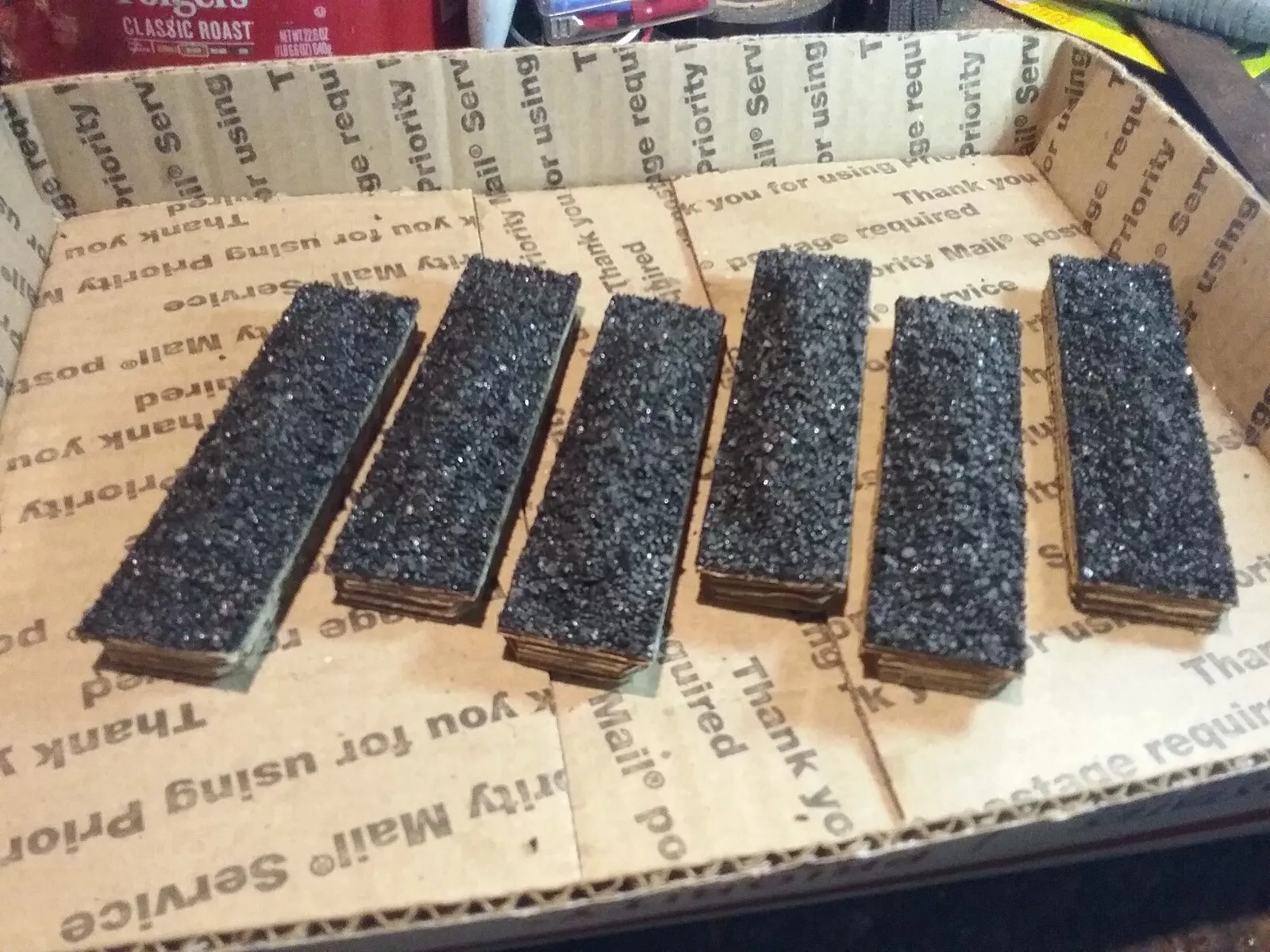 HO scale coal loads for Model Power 36 ft twin bay hoppers - Handmade Se... - $10.50