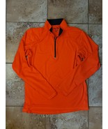Champion Neon Orange Reflective Long Sleeve Athletic Shirt Men&#39;s Size Me... - £7.95 GBP