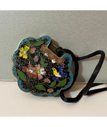 Vintage Chinese Cloisonné Necklace Bird Flowers Two Sided Jewelry - $249.99