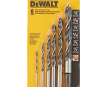 DEWALT Drill Bit Set, Brad Point, 6-Piece (DW1720) , Black - $28.99