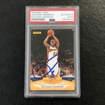 2009-10 Panini Basketball #247 Anthony Morrow Signed Card Auto PSA/DNA Slabbed W - $44.99