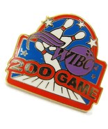 200 Game Bowling WIBC Vintage Hat Lapel Pin - £11.64 GBP