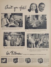 1947 Print Ad Pullman Railroad Cars Roomettes Sleeping,Dining,Drawing Rooms - £15.45 GBP