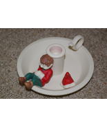 Vintage PartyLite Santa&#39;s Elves Taper Candle Holder Party Lite Elf - £7.86 GBP