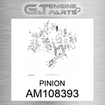 AM108393 Pinion Fits John Deere (New Oem) - $404.19