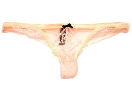 ELLE MACPHERSON Nordstrom Underwear Panty THONG Lace L FREE SHIPPING - $69.27