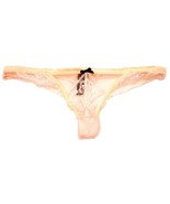 ELLE MACPHERSON Nordstrom Underwear Panty THONG Lace L FREE SHIPPING - £55.30 GBP