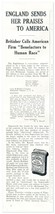 Print Ad Edgeworth Tobacco England Sends Her Praises 1932 1/3-Page Adver... - $9.70